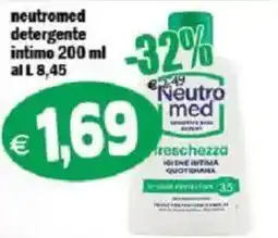 Il Castoro Supermercati Neutromed detergente intimo offerta