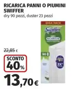 Ipercoop Ricarica panni o piumini swiffer offerta