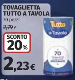 Ipercoop Tovaglietta tutto a tavola offerta