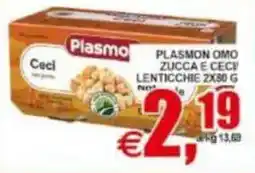 Pewex Plasmo zucchine e ceci offerta