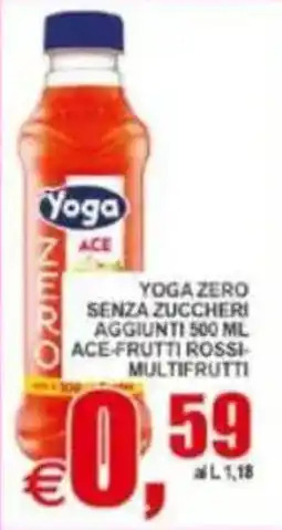 Pewex Yoga ACE YOGA ZERO SENZA ZUCCHERI ACE-FRUTTI ROSSI-MULTIFRUTTI offerta