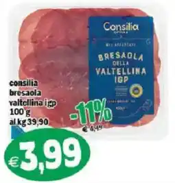 Il Castoro Supermercati Consilia bresaola valtellina igp offerta