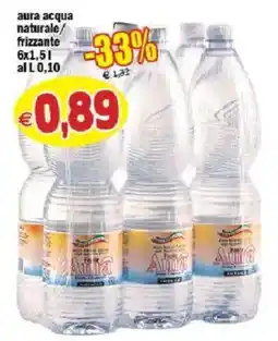 Il Castoro Supermercati Aura acqua naturale offerta