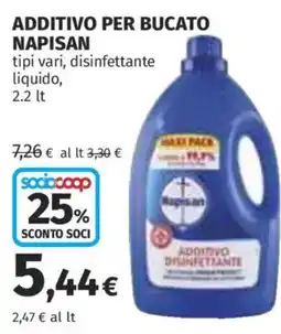 Ipercoop Additivo per bucato Napisan offerta