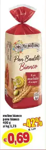 Il Castoro Supermercati mulino bianco pane bianco offerta