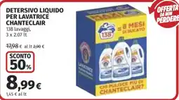 Ipercoop Detersivo liquido per lavatrice Chanteclair offerta