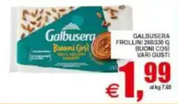 Pewex Galbusera Frollini Buoni Così Vari Gusti offerta
