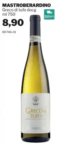 GrosMarket Mastroberardino Greco di tufo docg offerta