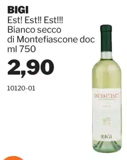 GrosMarket Bigi Est! Est!! Est!!! Bianco secco di Montefiascone doc offerta