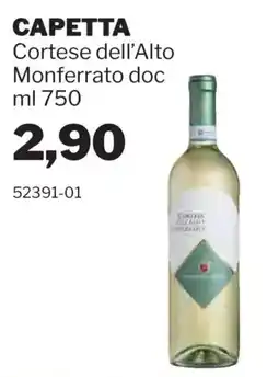 GrosMarket Capetta Cortese dell'Alto Monferrato doc offerta