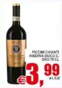 Pewex Piccini Chianti Riserva DOCG C. ORO offerta
