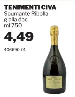 GrosMarket Spumante Ribolla gialla doc offerta