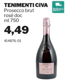 GrosMarket Prosecco brut rosè doc offerta