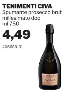 GrosMarket Spumante prosecco brut millesimato doc offerta