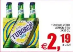 Pewex Tuborg zero lemon offerta