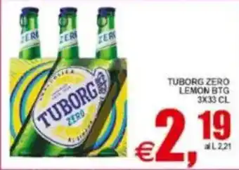 Pewex Tuborg zero lemon offerta