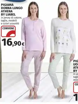Ipercoop Pigiama donna lungo Athena by Liabel offerta