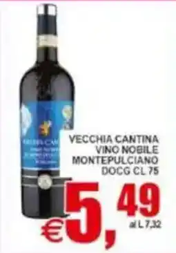 Pewex Vecchia Cantina Vino Nobile Montepulciano DOCG offerta