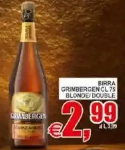 Pewex Birra Grimbergen Blonde/Double offerta