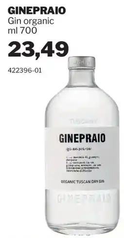 GrosMarket Ginepraio Gin organic offerta