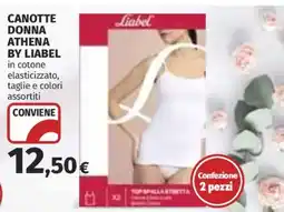 Ipercoop Canotte donna Athena by Liabel offerta