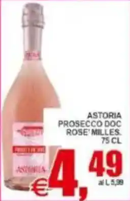 Pewex Astoria Prosecco DOC Rose' Milles offerta