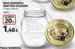 Ipercoop Vaso Bormioli Quattro Stagioni offerta