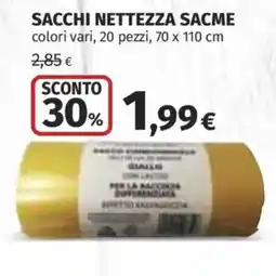 Ipercoop Sacchi nettezza sacme offerta
