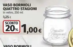 Ipercoop Vaso Bormioli Quattro Stagioni offerta