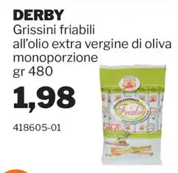 GrosMarket Derby grissini friabili all’olio extra vergine di oliva offerta