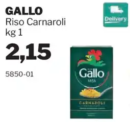 GrosMarket Riso Carnaroli Gallo offerta