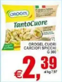 Pewex Orogel cuori carciofi spicchi offerta