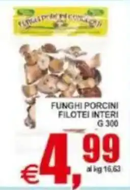 Pewex Funghi porcini filotei interi offerta