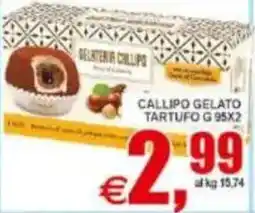 Pewex Callipo gelato tartufo g offerta