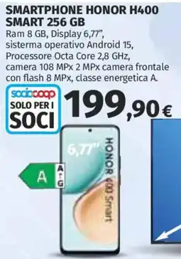 Ipercoop Smartphone Honor H400 offerta