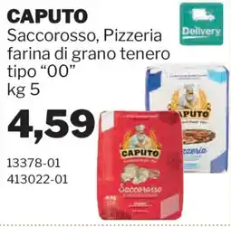 GrosMarket Caputo Saccorosso, Pizzeria Delivery farina di grano tenero offerta