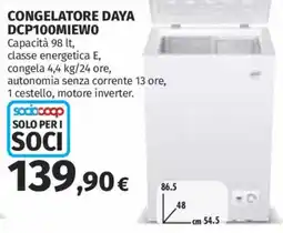 Ipercoop Congelatore Daya offerta