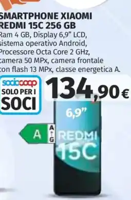 Ipercoop Smartphone Xiaomi Redmi 15C offerta