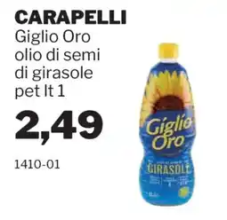 GrosMarket Carapelli Giglio Oro olio di semi di girasole offerta