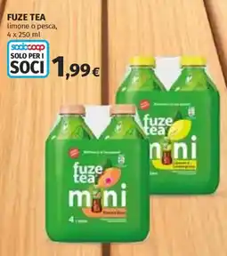 Ipercoop Fuze Tea Limone o Pesca offerta