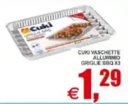 Pewex Cuki vaschette alluminio griglie bbq offerta