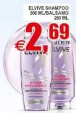 Pewex Elvive shampoo balsamo offerta