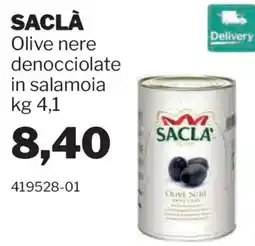 GrosMarket Olive nere denocciolate in salamoia offerta