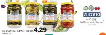 GrosMarket Zuccato Cetriolini offerta