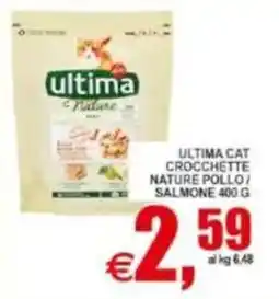 Pewex Ultima cat crocchette nature pollo offerta