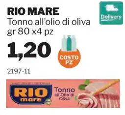 GrosMarket Tonno all'olio di oliva Rio mare offerta