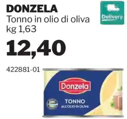 GrosMarket Tonno in olio di oliva Donzela offerta
