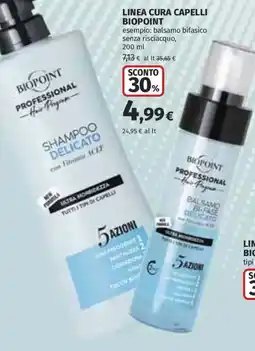 Ipercoop Shampoo delicato Biopoint offerta