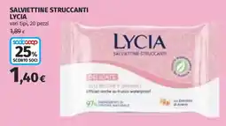 Ipercoop Salviettine struccanti Lycia offerta