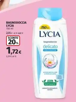 Ipercoop Bagnodoccia Lycia delicato offerta